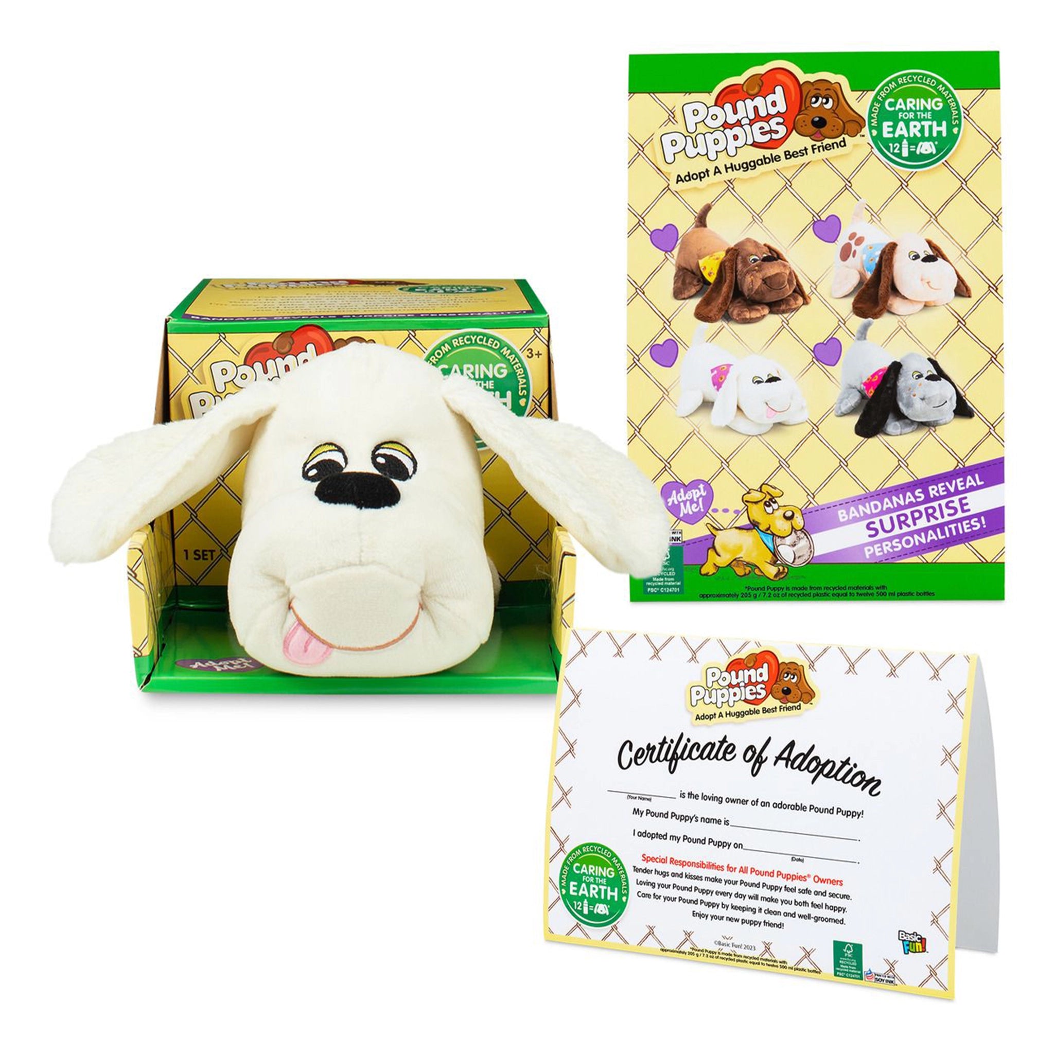 Pound Puppies Classic Hungry White The Forgotten Toy Shop