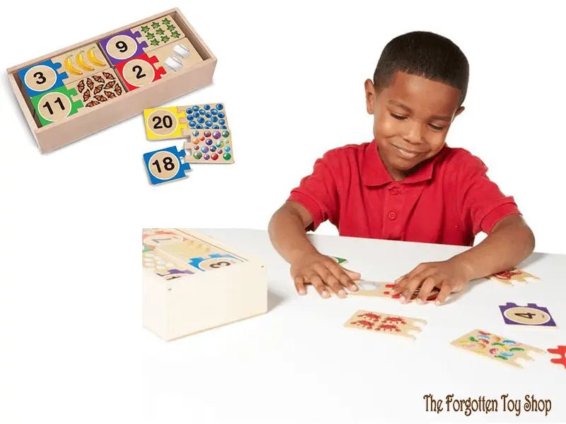 Melissa and doug self correcting store number puzzle