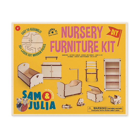 Dollhouse Furniture Kit - Nursery (Scale 1:12)