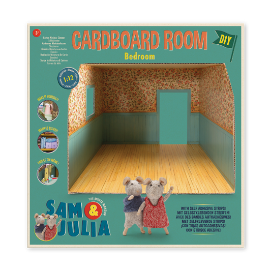 Dollhouse - Cardboard Room - Bedroom