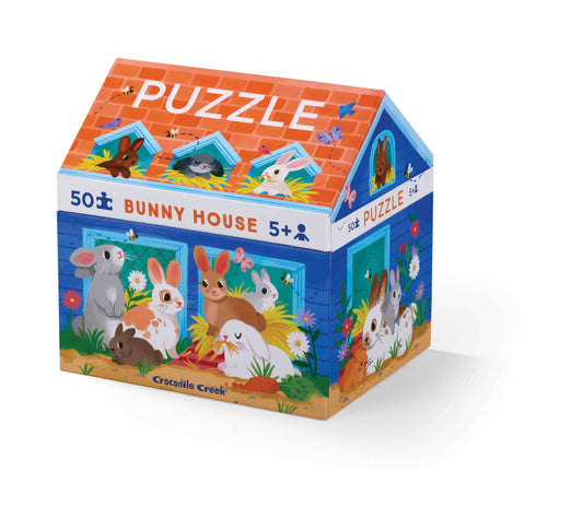 50pc Puzzle House Jigsaw Puzzle - Bunny House