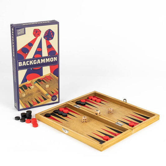 Wooden Backgammon Board Game