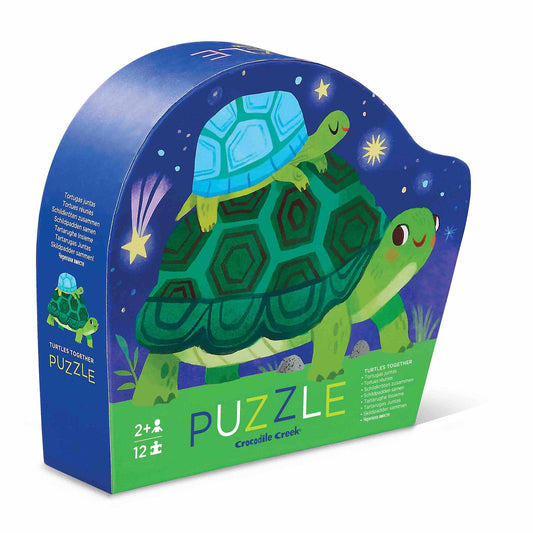 12pc Mini Jigsaw Puzzle - Turtles Together