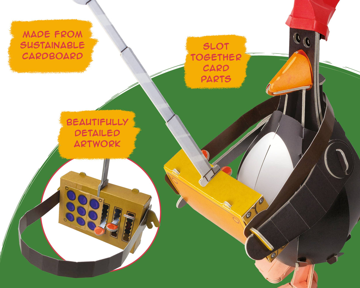 Build Your Own Wallace & Gromit Feathers McGraw - Craft Kit