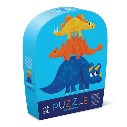 12pc Mini Jigsaw Puzzle - Dino Friends