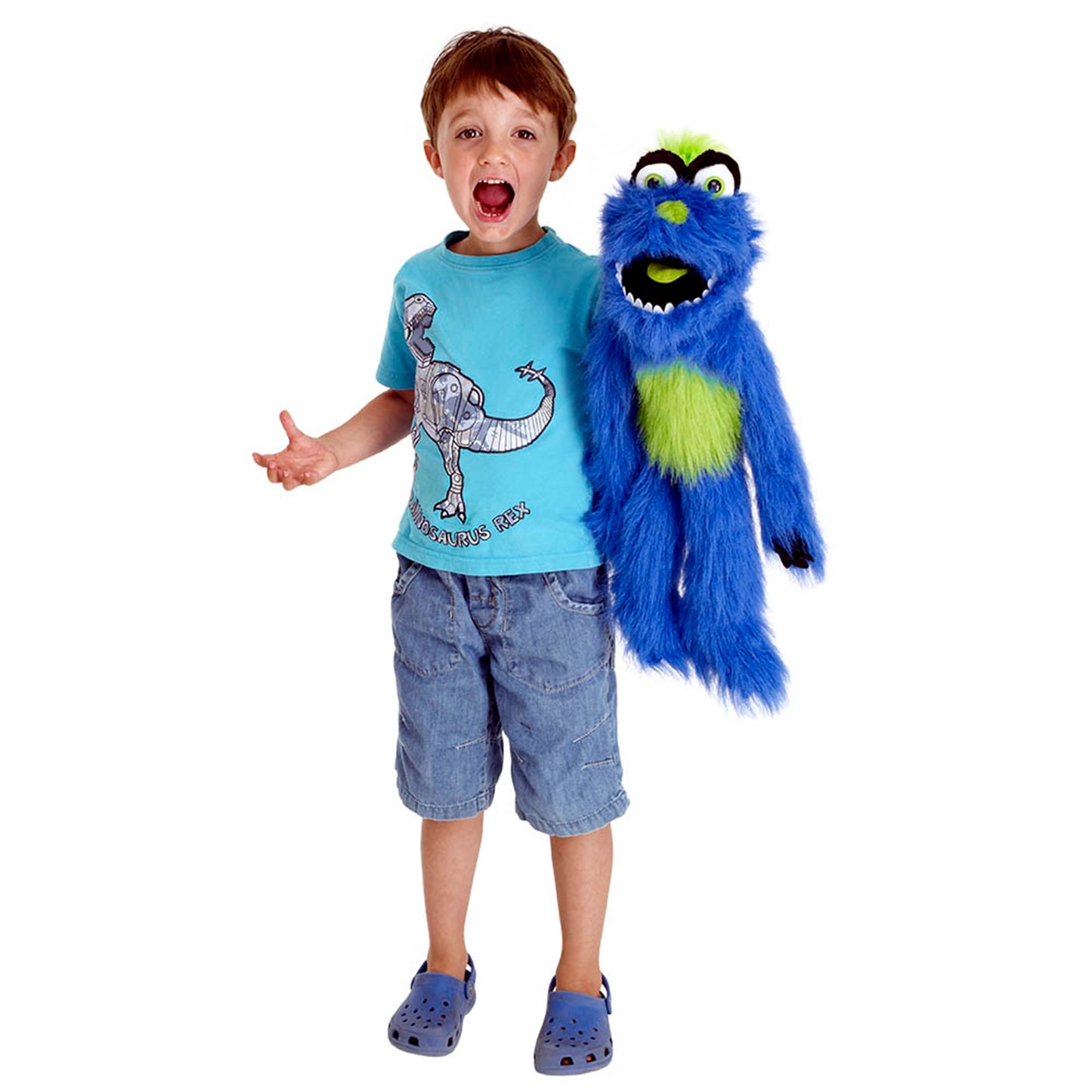 Monster Puppet - Blue - The Puppet Company - The Forgotten Toy Shop