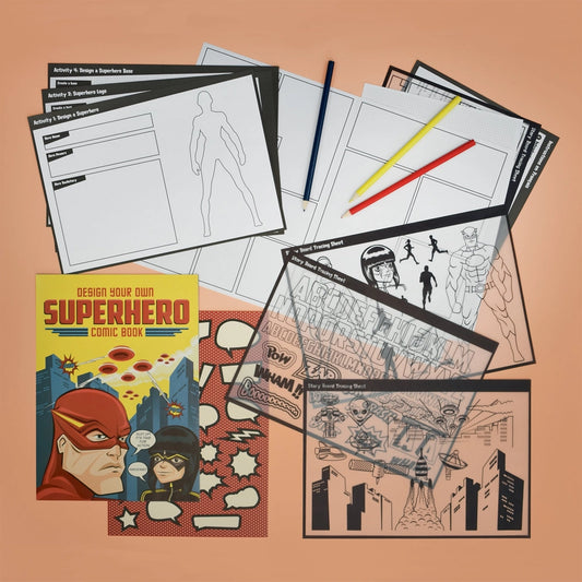 Design your own Superhero Comic Book - Clockwork Soldier - The Forgotten Toy Shop