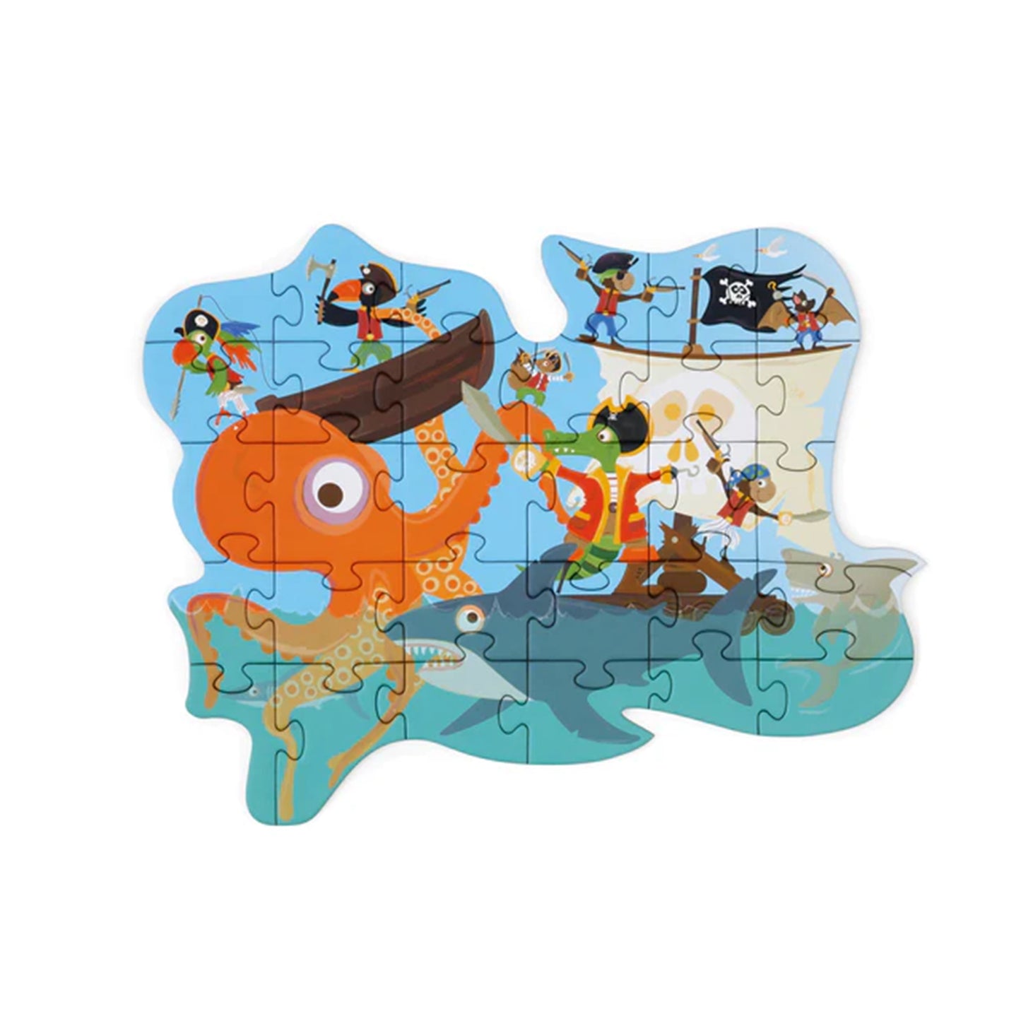 29 Piece Contour Pirate Jigsaw Puzzle