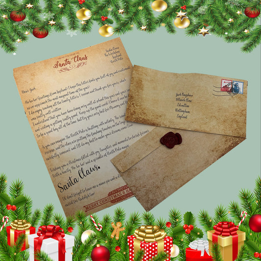 Personalised Letter from Santa - The Forgotten Toy Shop - The Forgotten Toy Shop