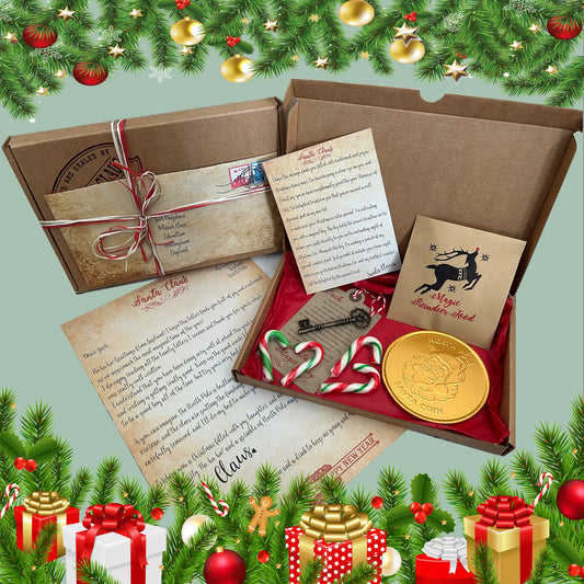 Personalised Letter from Santa, Magical Key & Reindeer Food