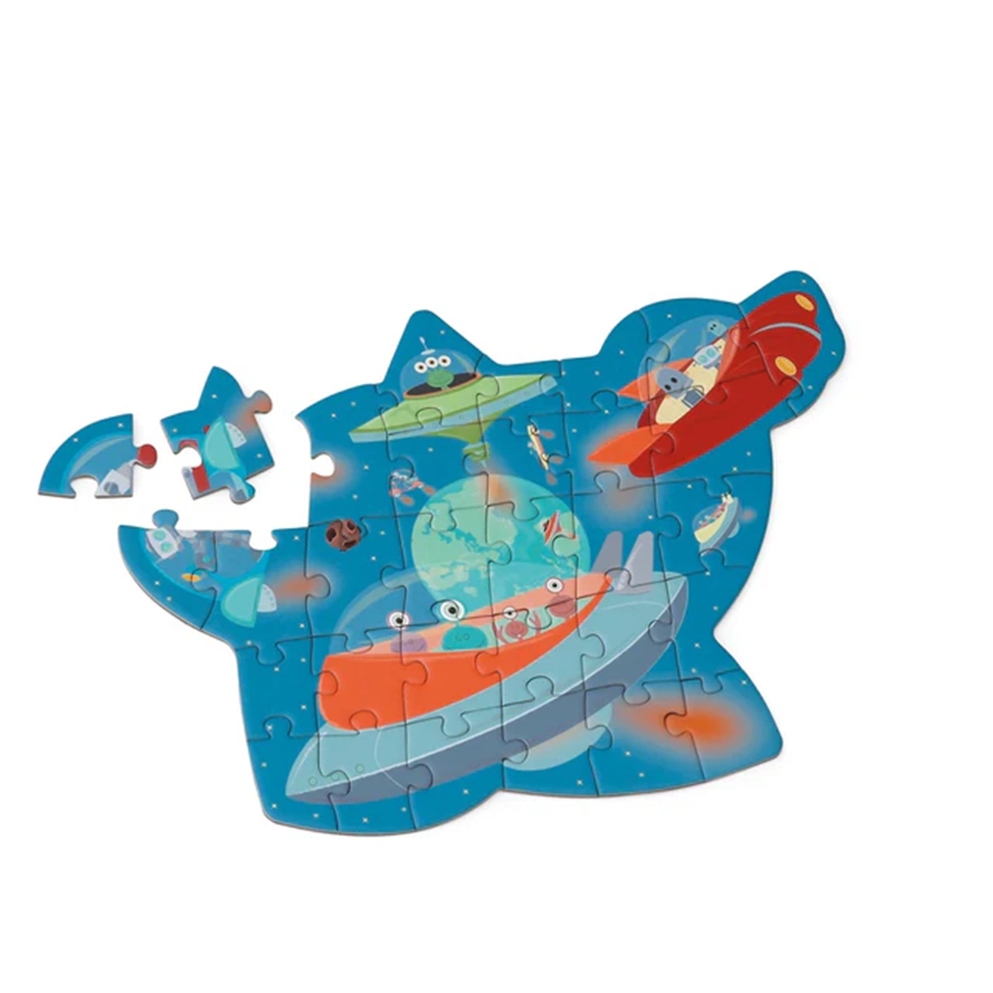 31 Piece Contour Space Jigsaw Puzzle - Scratch Europe - The Forgotten Toy Shop