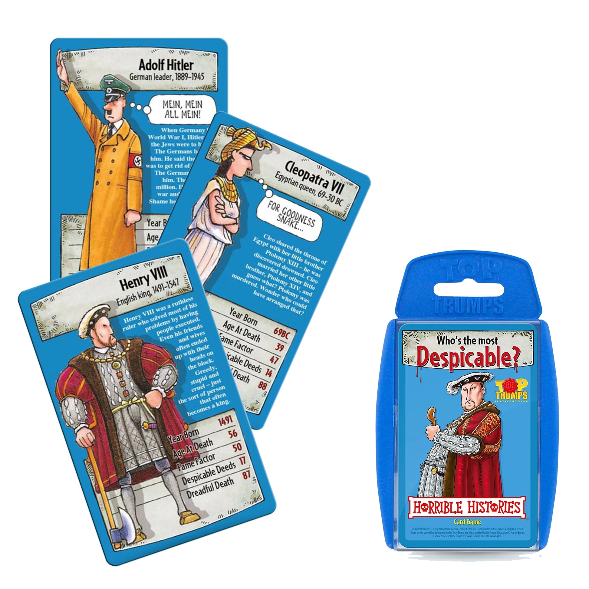 Top Trumps - Horrible Histories - Muddleit - The Forgotten Toy Shop