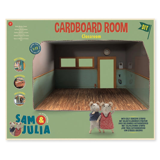 Dollhouse - Cardboard Room - Classroom