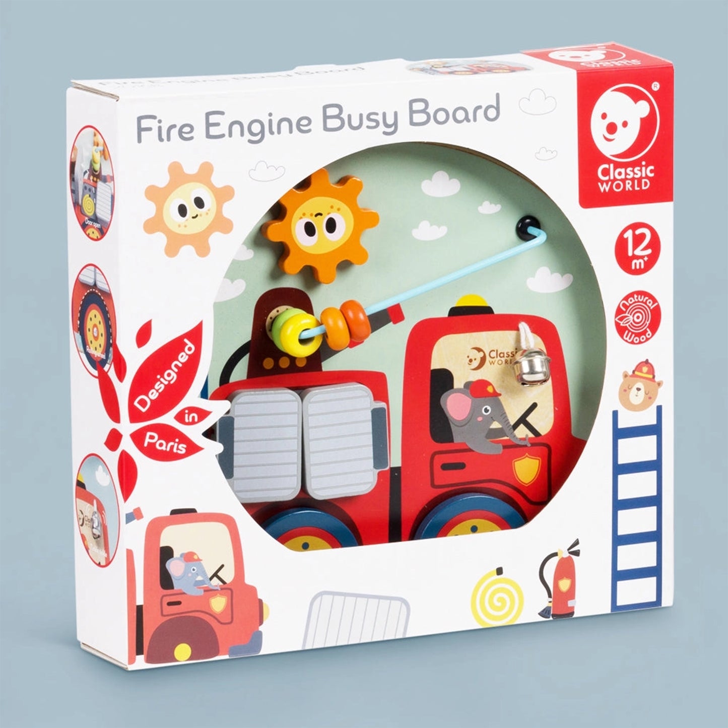 Classic World - Fire Engine Busy Board