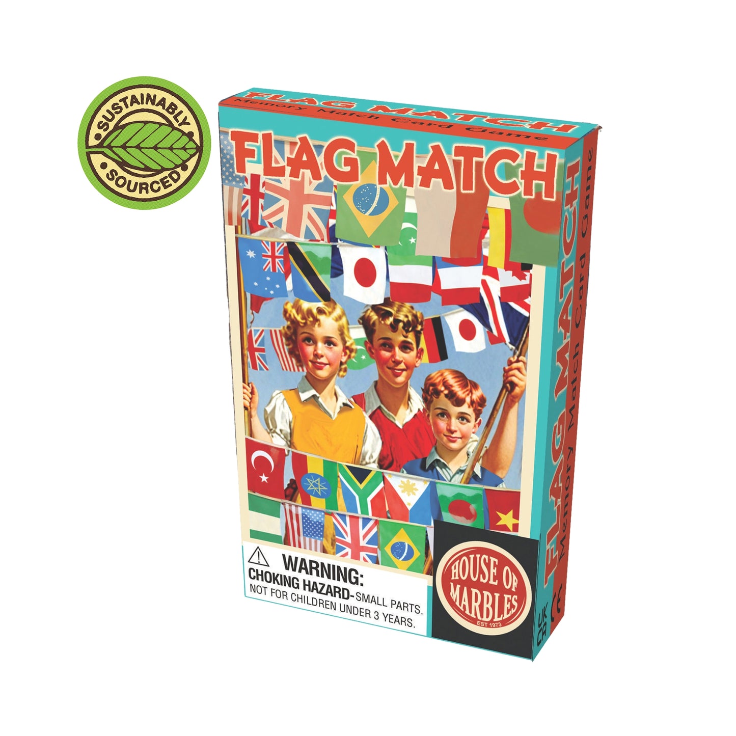 Flag Match Card Game