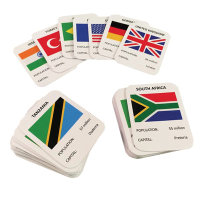 Flag Match Card Game