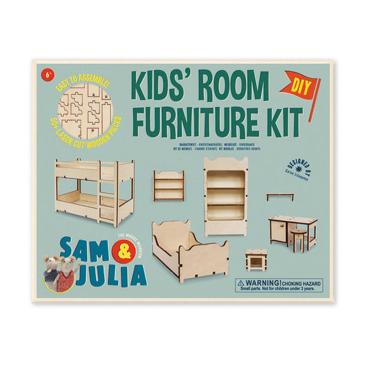 The Mouse Mansion Furniture Kit - Kids room - Het Muizenhuis - The Forgotten Toy Shop