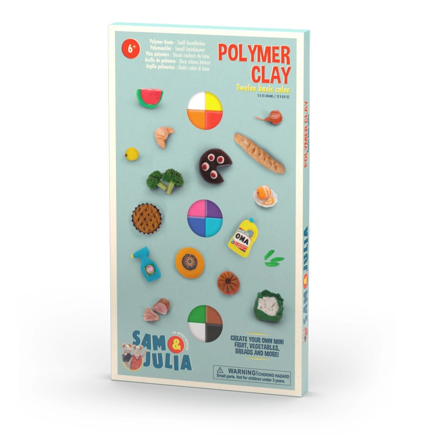 Polymer Clay - Set of 12 Basic Colours