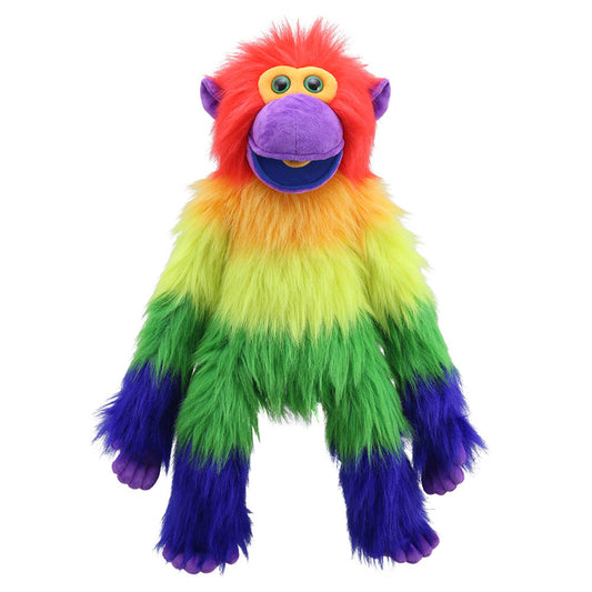 Rainbow Monkey Puppet