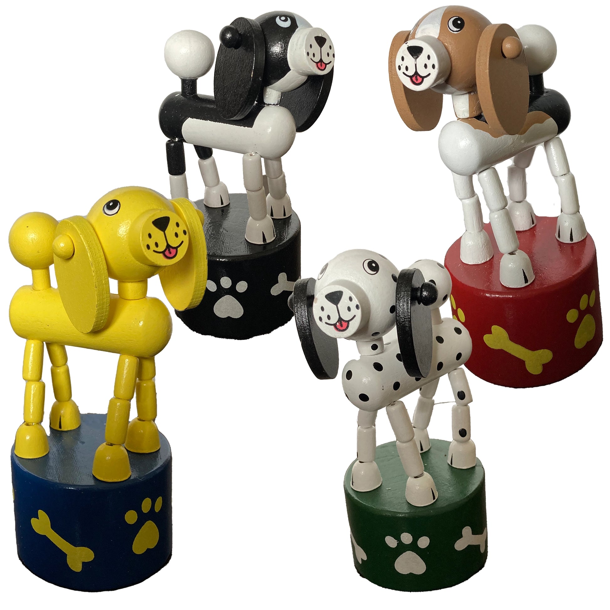 Wooden Wobbly Woofers - House of Marbles - The Forgotten Toy Shop